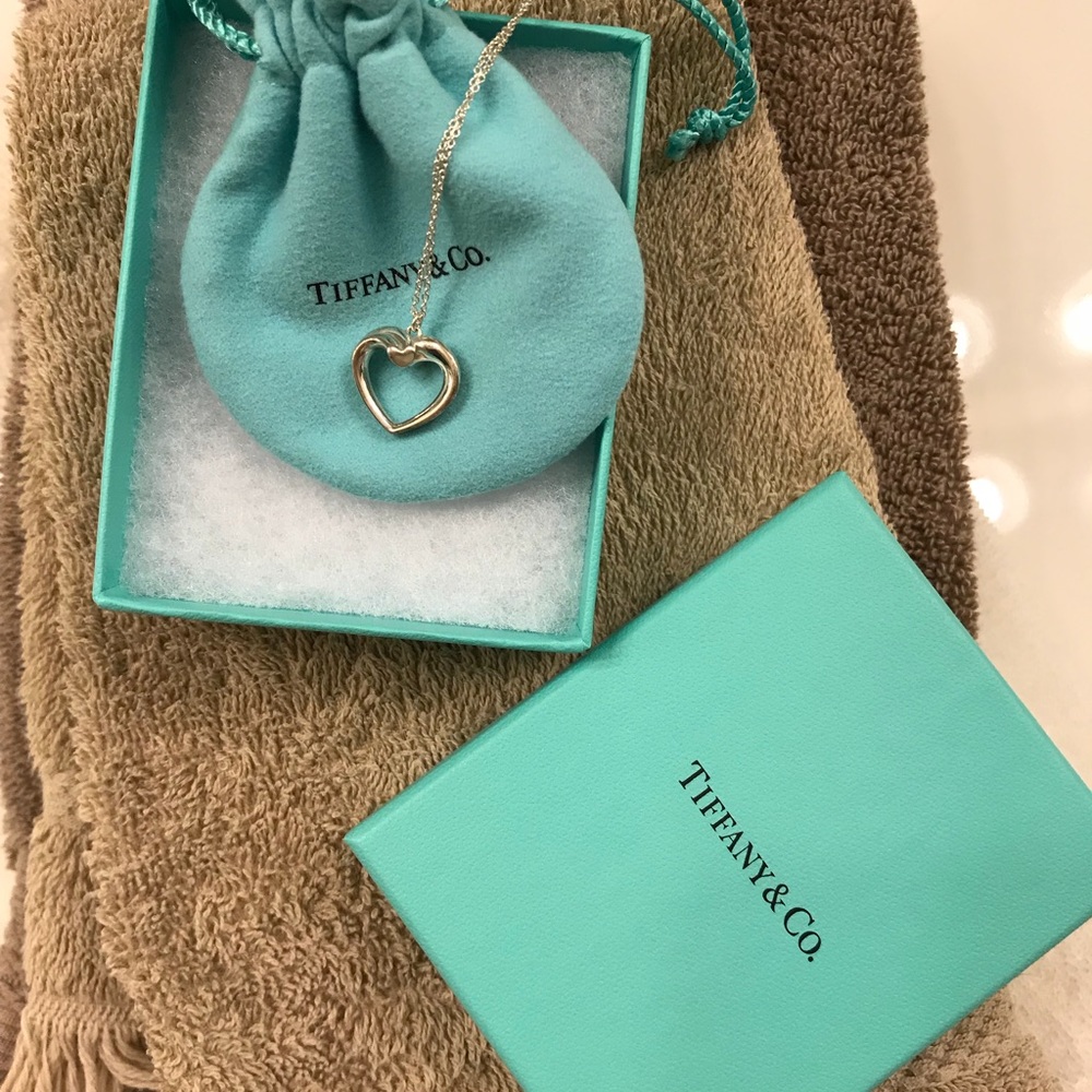 Tiffany’s open heart necklace